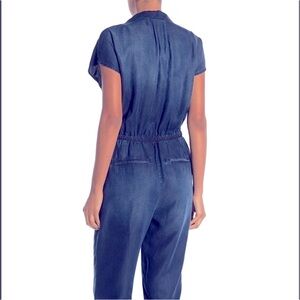 Cloth & Stone Dark Blue Denim Jumpsuit